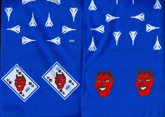 Jagdbombergeschwader 33, Büchel, Tornado, 332 Sqd, Pilot flight scarf