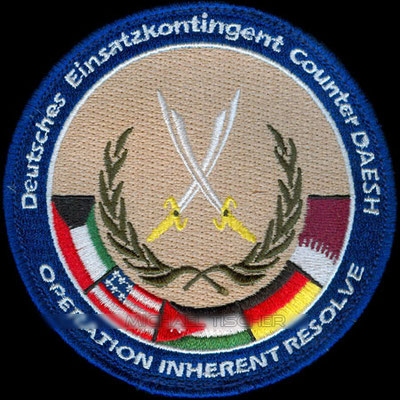 Operation Inherent Resolve, Deutsches Einsatzkontingent Counter Daesh, ohne türkische Flagge und Generalstern