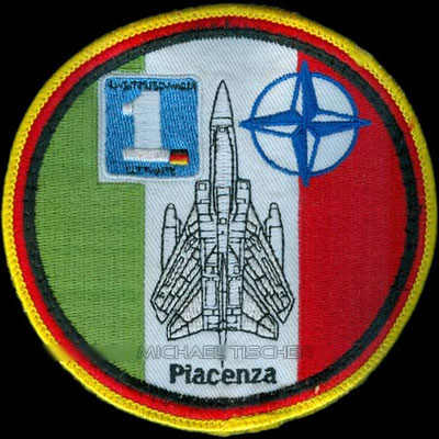 #Jagdbombergeschwader 33, #Piacenza. Das EG1 wurde aufgestellt aus Teilen des JaboG32 & AG 51. Das JaboG33 stellte Personal zur bewältigung der hohen logistischen Herausforderungen im Einsatz ab 1995.