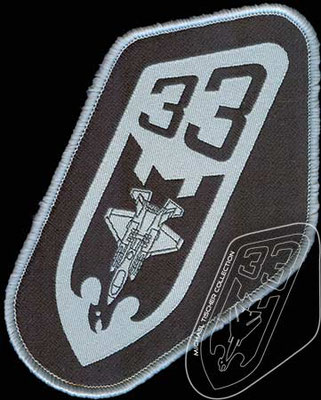 TaktLwG 33 Geschwaderwappen F-35A schwarz