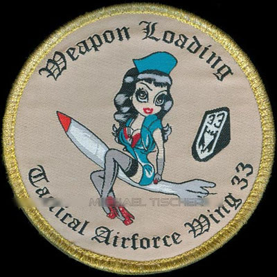 Taktisches Luftwaffengeschwader 33, Büchel, Weapon Loading, Tactical Air Force Wing 33 (gold border) #strike