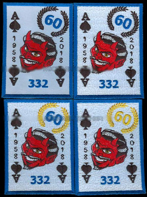 Probestickungen 60Jahre TaktLwG33 332 #Devilsquadron #patch #TaktLwG33