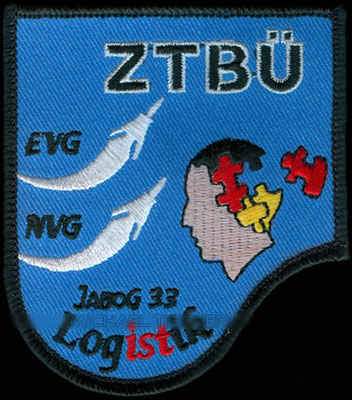 Jagdbombergeschwader 33, Patch Nachschub, Zentrale Truppenbestandsübersicht, EVG - Einzelverbrauchsgüter, NVG - Nichtverbrauchsgüter. ZTBÜ umgewandelt in MatDispo.
