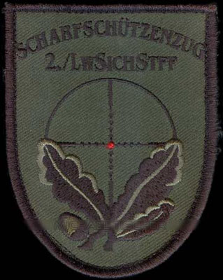 Scharfschützenzug 2. LwSichStff, TaktLwG 33