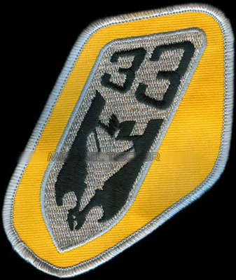 Jagdbombergeschwader 33, Büchel, Stab / Wing, für graue BW-Pilotenjacke