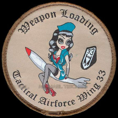 Taktisches Luftwaffengeschwader 33, Büchel, Weapon Loading, Tactical Air Force Wing 33 (brown border) #strike
