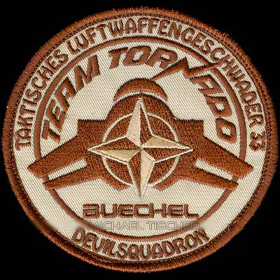 Team #Tornado #Devilsquadron Taktisches Luftwaffengeschwader 33 Buechel #Patch