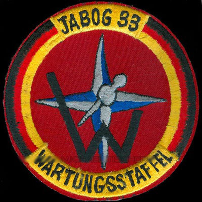 Jagdbombergeschwader 33, Büchel, Wartungsstaffel, JaboG 33, F-104