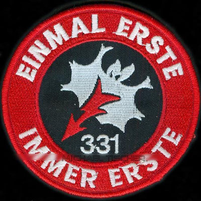 Jagdbombergeschwader 33, Büchel, 331 Sdq, Einmal Erste - Immer Erste, (Glow-in-the-dark)