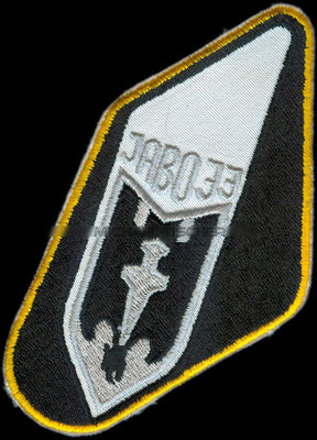 Jagdbombergeschwader 33, Technische Gruppe, F-104 (black / grey) Jagdbombergeschwader 33, Büchel, JABO 33 Patch