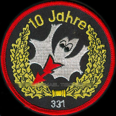 Jagdbombergeschwader 33, Büchel, 331 Sqd, 10 Jahre Member 331