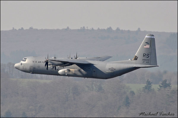 C-130J, 8-8603, "37 AS" 3/13/2014, AZ-North, picture taken at Zell-Barl