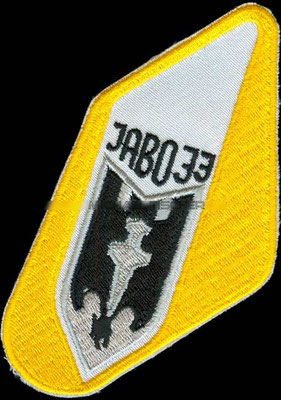 Jagdbombergeschwader 33, Büchel, Stab, F-104, (yellow) JABO 33 Patch #patch #F104