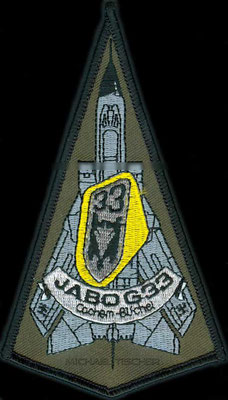 Jagdbombergeschwader 33, Büchel, Tornado Triangle, Jabo G 33, Cochem / Mosel (subdued/yellow)