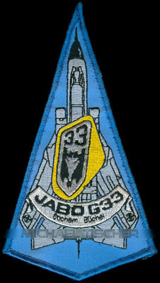 Jagdbombergeschwader 33, Büchel, Tornado, Triangle, Jabo G 33 Cochem / Mosel (bright blue/yellow)