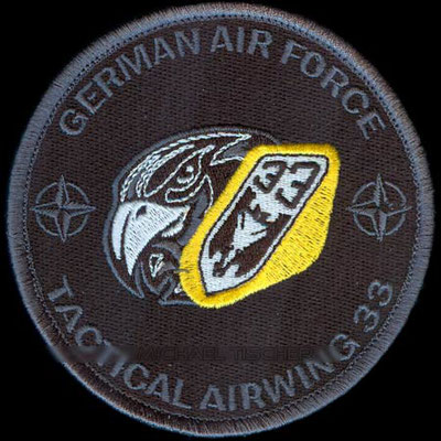 #tornado #pa200 #taktlwg #33 #luftwaffe #patch #jabog #germanairforce #etsb #büchel #abzeichen #taktisches #geschwader
