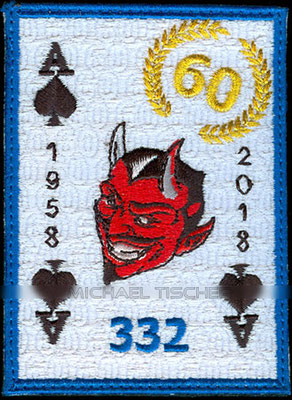 Taktisches Luftwaffengeschwader 33, Büchel, 332, 1958-2018, 60th Anniversary Patch #patch #TaktLwG33