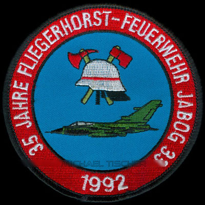 Jagdbombergeschwader 33, Büchel, 35 Jahre Fliegerhorst-Feuerwehr JaboG 33, 1992