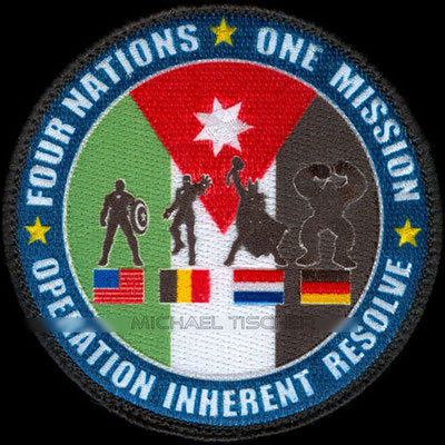 Taktisches Luftwaffengeschwader 33, Büchel, TaktLwG 33 & 51, Gude Vs Moin, Operation Inherent Resolve, Al-Azraq (SS@2017) Patch