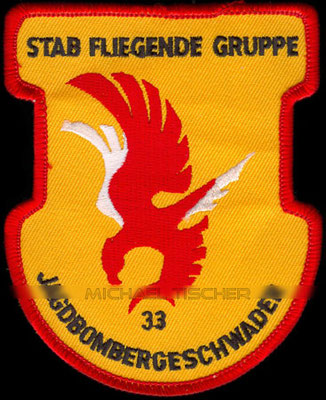 Jagdbombergeschwader 33, Büchel, Stab Fliegende Gruppe, Jagdbombergeschwader 33, no boarder around hawk
