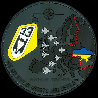 We Believe In Ghosts TAW33  #wbig #webelieveinghosts #easternflank #ukraine #patch #pvc #2023 #taktlwg33 #tornado #collection #wing #luftwaffe