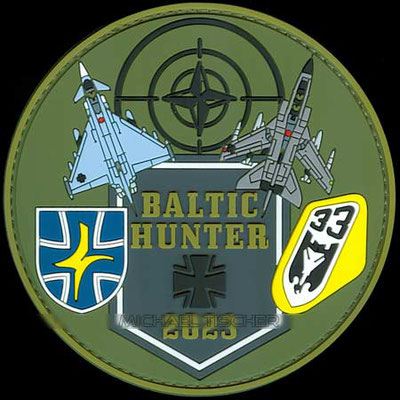 #Baltichunter #patch #taktLwG #33 #73 #Laage #exercise #eurofighter #tornado #nato