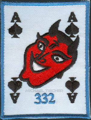 Jagdbombergeschwader 33, Büchel, 332 (light blue boarder & numbers)