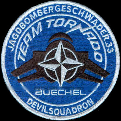 Jagdbombergeschwader 33, Büchel, 332 Devilssquadron, Team Tornado Buechel (blue)