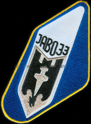 Jagdbombergeschwader 33, Büchel, 2. Fliegende Staffel, F-104, (blue) JABO 33 Patch