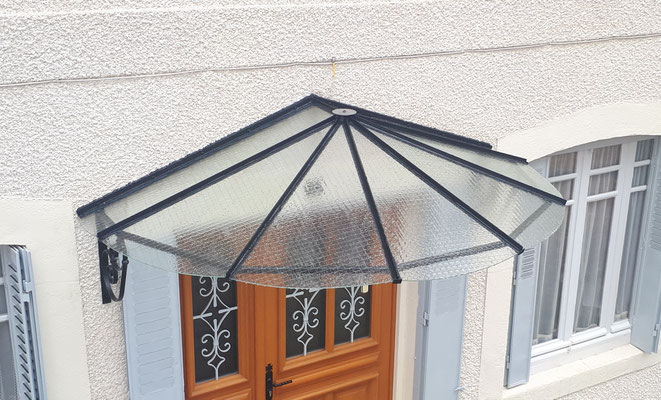 MARQUISE ACIER + VERRES ARMéS