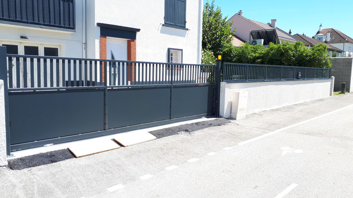 COULISSANT 5,40m + BALUSTRADE 10,60m