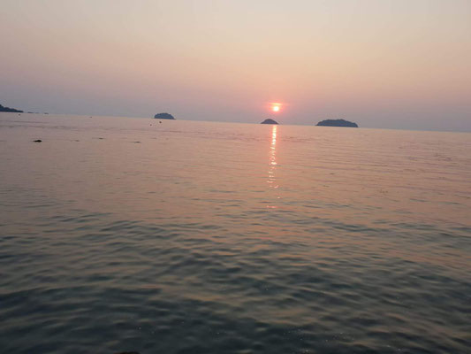 Beautiful sunset in Koh Chang