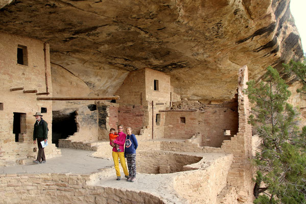 Indianer-Siedlungen in den Felsspalten des Mesa Verde Nationalparks