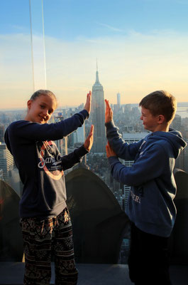 Blick vom Dach des Rockefeller-Centers