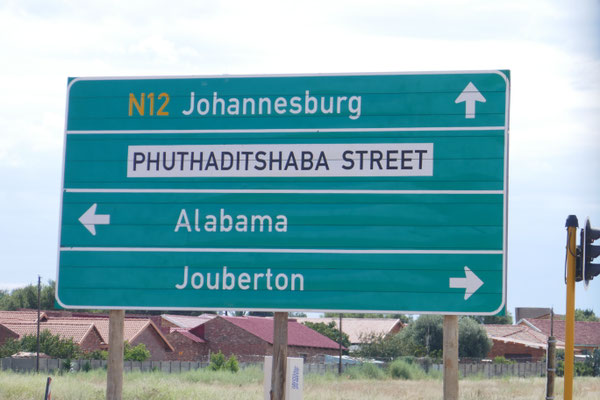 Auf dem Weg Richtung Johannesburg. Wie heißt doch gleich die Strasse?