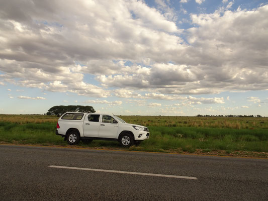 Dieses Auto fährt uns die nächsten Wochen durch Südafrika und Namibia