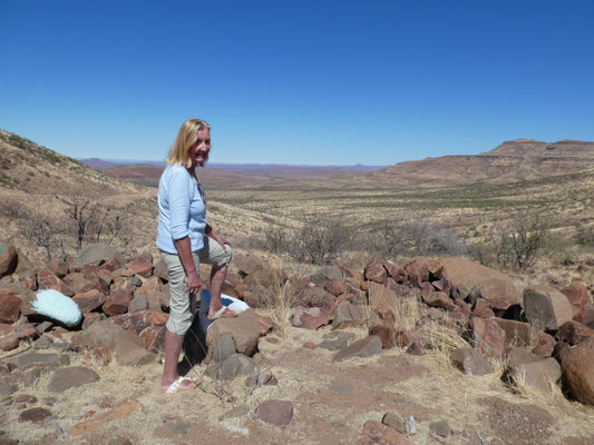 Auf dem Weg zum Etosha Nationalpark, wunderschöne, einsame Gegend! Damaraland.