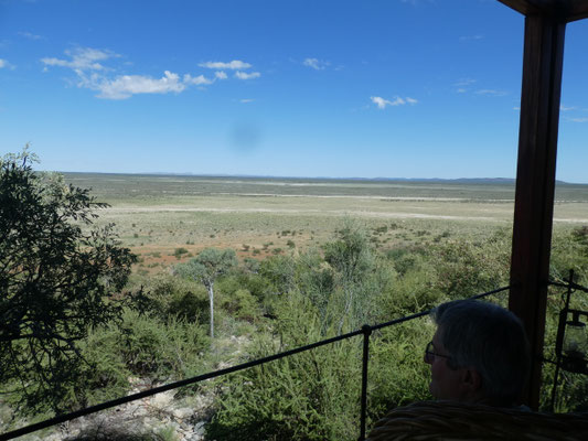 Blick von unserem Balkon aus