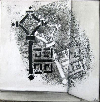 BremenSchlüssel, Acryl auf Leinwand, 30x30cm