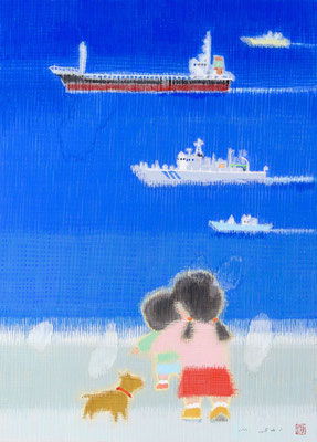 「競走ノヨウニ」4F 日本画