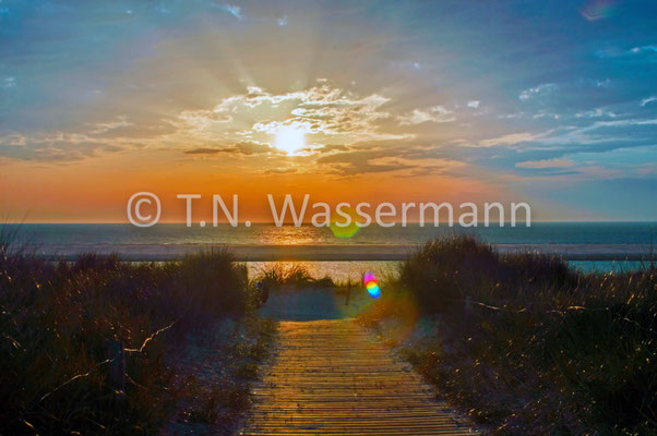 Sunset over Langeoog