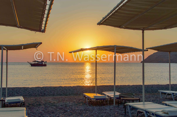 Sunrise over Vlycha Beach, Rhodos