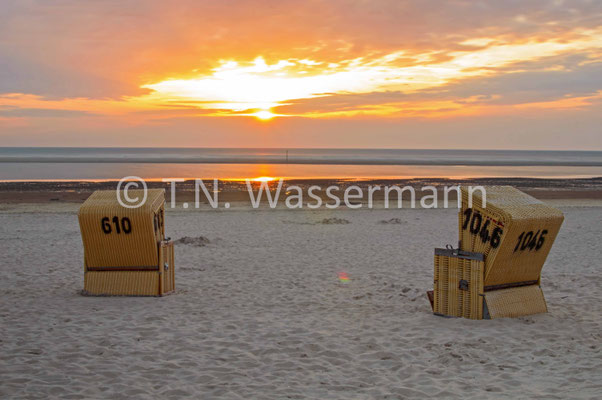 Sunset over Langeoog
