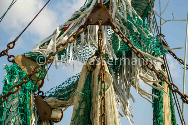 In the cutter harbor Wremen, German North Sea coast