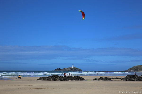 Gwythian Beach towards Godrevy Point