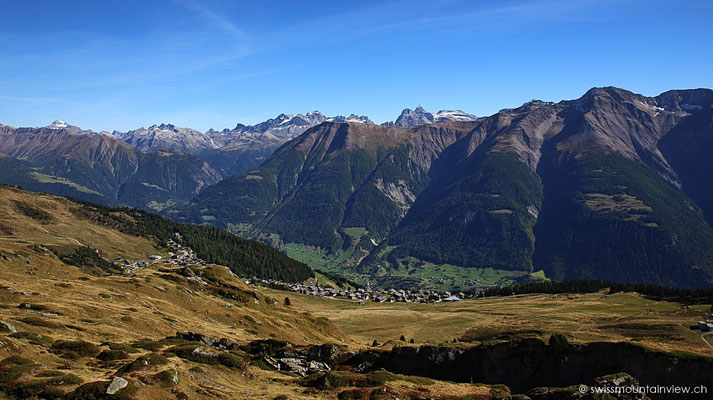 und hinunter ins Tal.