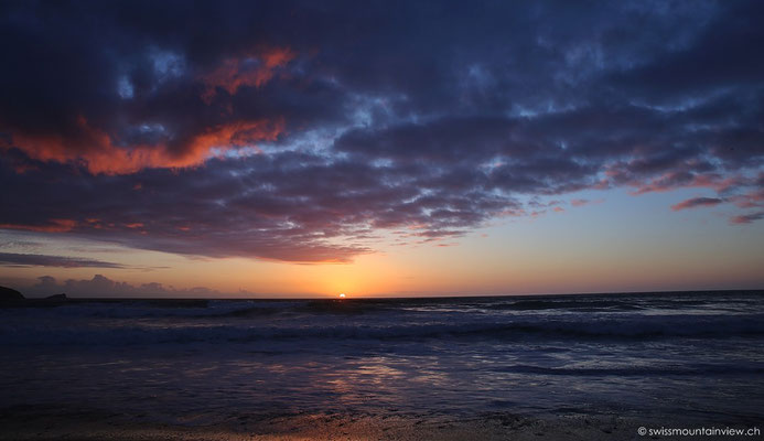 Sonnenuntergang bei Newquay