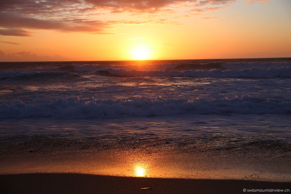 Sonnenuntergang bei Newquay