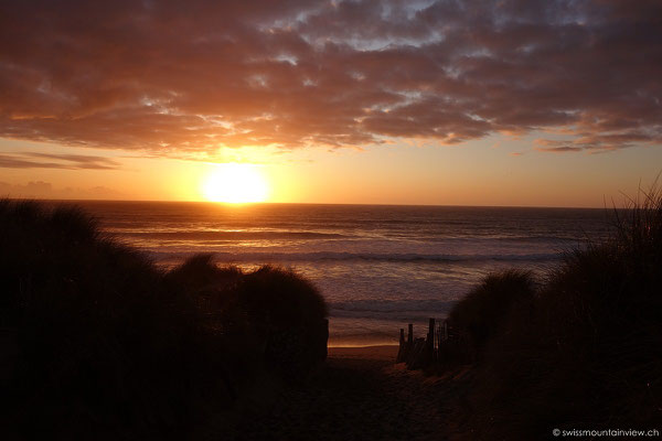 Sonnenuntergang bei Newquay