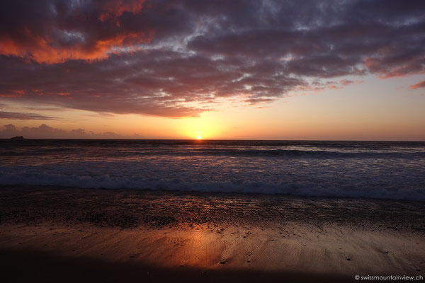 Sonnenuntergang bei Newquay